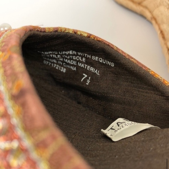 Xhilaration beaded straw wedges - Picture 7 of 8